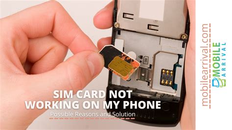 sim card not working when switching